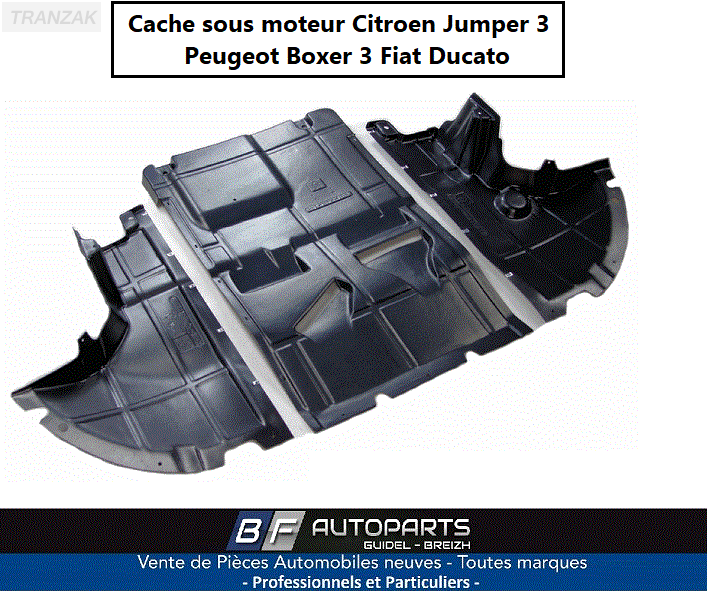 Cache sous moteur Jumper 3 Boxer 3 Ducato NEUF Bretagne Morbihan -  Accessoires / Pièces autos avec Tranzak