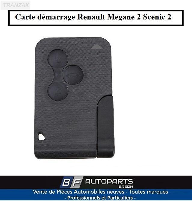 Carte démarrage Renault Mégane 2 Scénic 2 NEUVE Bretagne Morbihan -  Accessoires / Pièces autos avec Tranzak