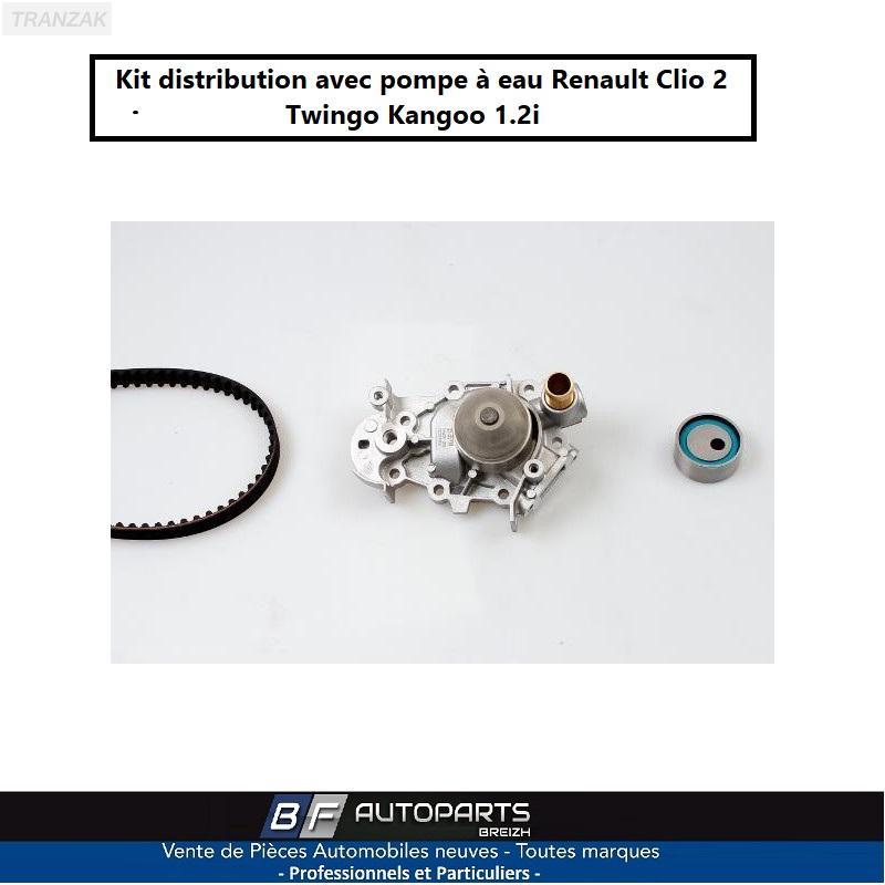 Kit distribution avec pompe à eau Renault Clio 2 Twingo Kangoo 1.2
